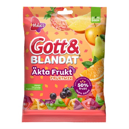 Gott & Blandat Real Fruit 220g