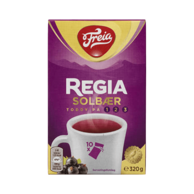 Blackcurrant Toddy 10pk 320g Freia – Solbærtoddy Blackcurrant Hot Drink - Scandi Candy Swedish Candy Shop