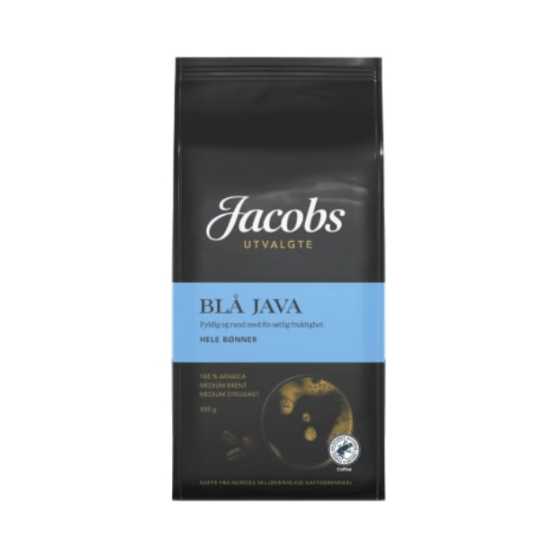 Blue Java Whole Beans 500g Jacobs Utvalgte - Blå Java Hele Bønner - Scandi Candy Swedish Candy Shop