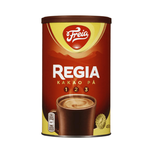 Chocolate Drink Mix 450g Can Regia – Norwegian Sjokoladedrikk - Scandi Candy Swedish Candy Shop