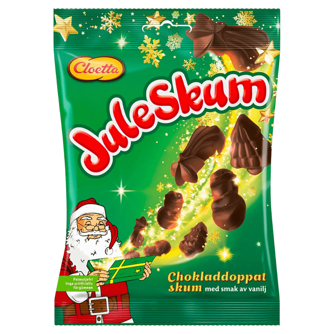 Christmas Foam Chocolate - dipped 140g - Scandi Candy Swedish Candy Shop