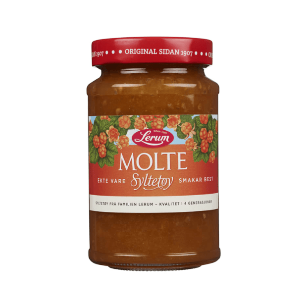 Cloudberry Jam Original 480g – Lerum Moltesyltetøy - Scandi Candy Swedish Candy Shop