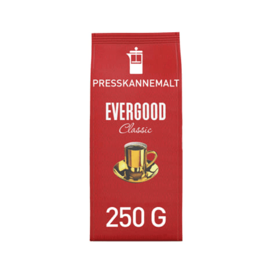 Evergood Classic Press Ground Coffee 250g - Evergood Presskannemalt - Scandi Candy Swedish Candy Shop