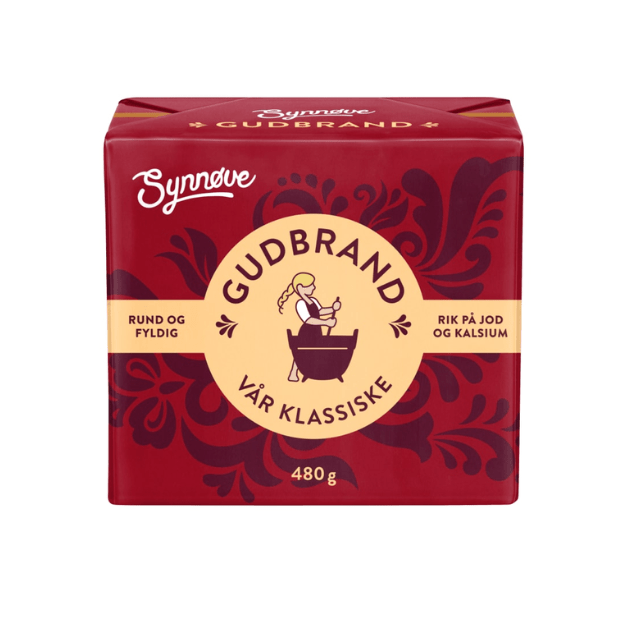Gudbrand Brown Cheese 480g Synnøve - Gudbrand Brunost - Scandi Candy Swedish Candy Shop