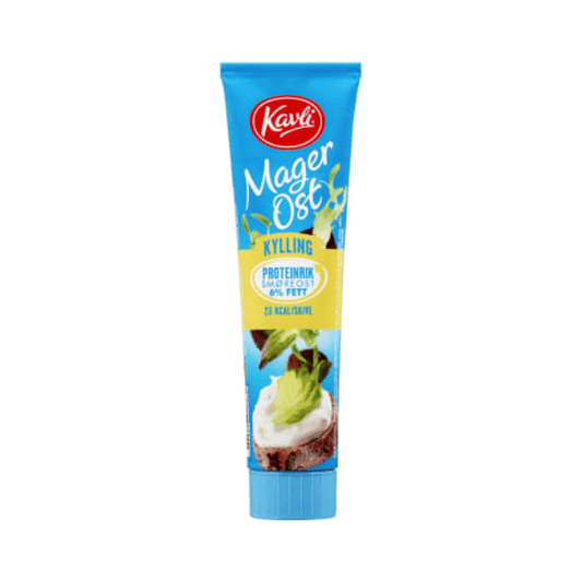 Kavli Low - Fat Cheese with Chicken 175g Tube – Magerost Kylling - Scandi Candy Swedish Candy Shop