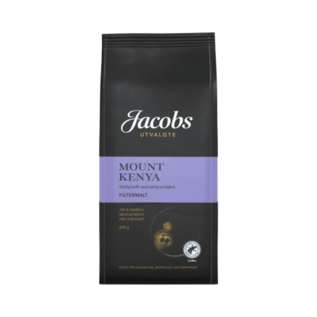 Mount Kenya Ground Coffee (Filtermalt) 200g Jacobs Utvalgte - Scandi Candy Swedish Candy Shop