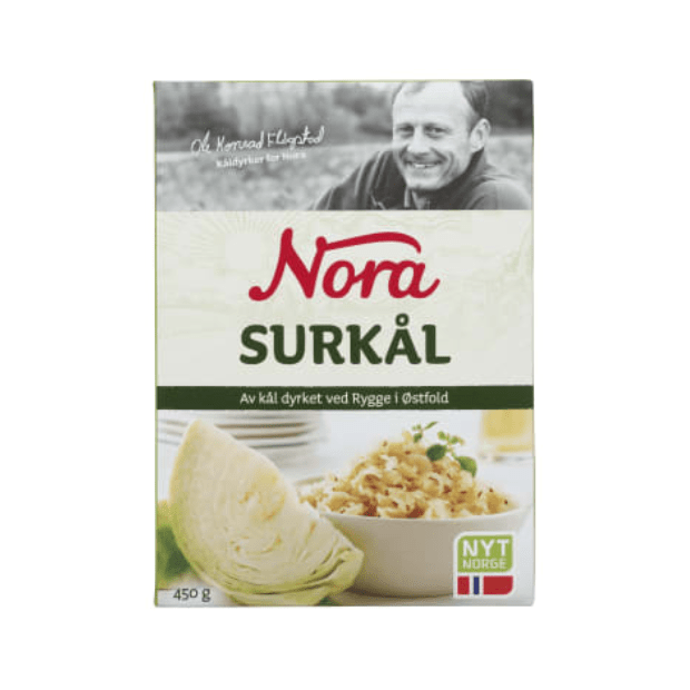 Nora Pickled Cabbage 450g – Surkål - Scandi Candy Swedish Candy Shop
