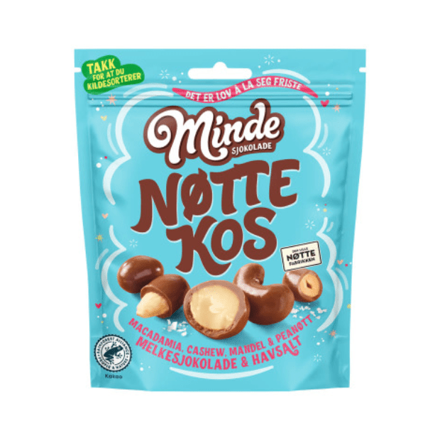 Nut Delight Mix 160g Minde - Nøttekos Blanding - Scandi Candy Swedish Candy Shop