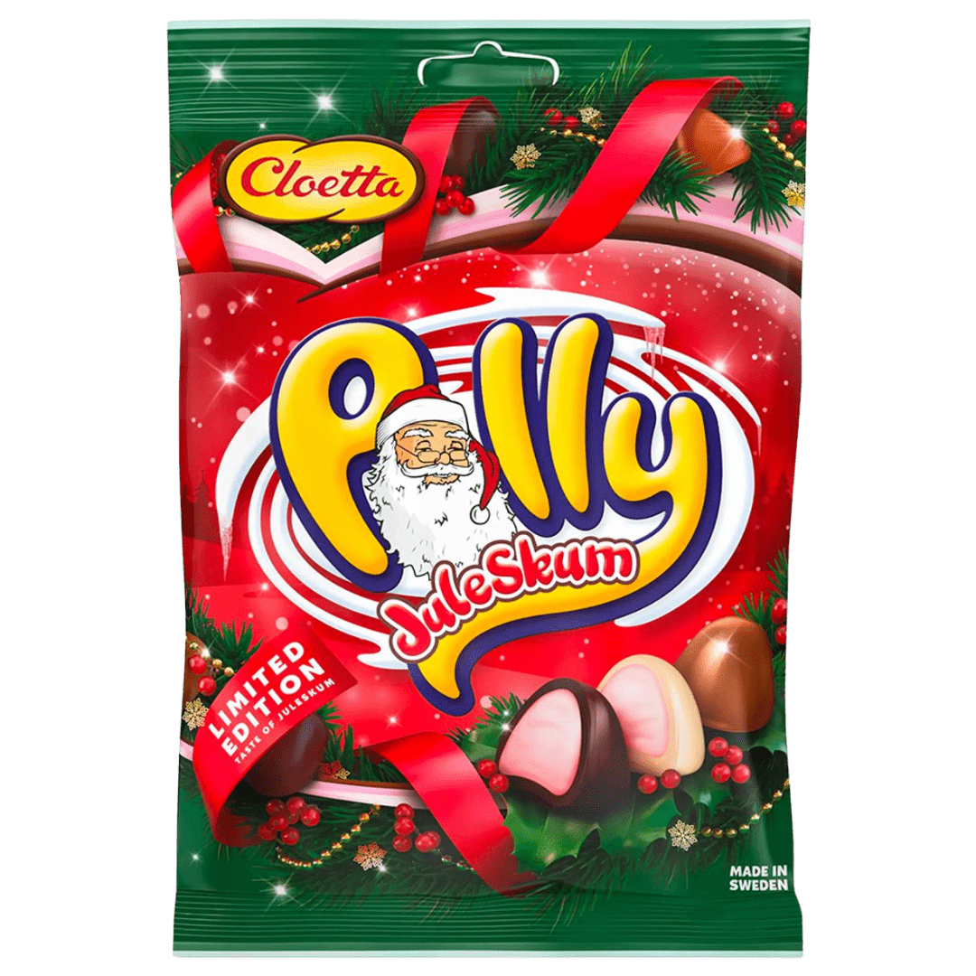 Polly Christmas Foam 150g - Scandi Candy Swedish Candy Shop