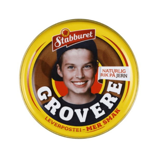 Stabburet Coarser Liver Pâté 100g – Leverpostei Grovere - Scandi Candy Swedish Candy Shop