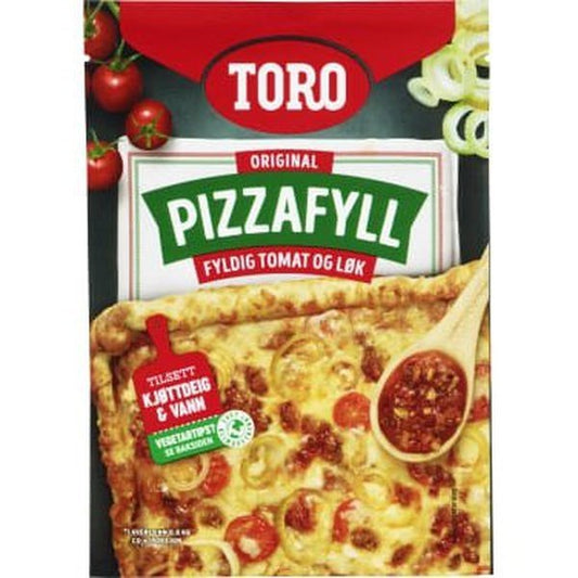Toro Pizza Topping with Tomato and Onion (Pizzafyll med Tomat og Løk) 55 grams - Scandi Candy Swedish Candy Shop