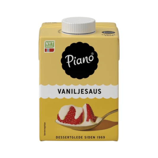 Vanilla Sauce 0.5L – Vaniljesaus Piano - Scandi Candy Swedish Candy Shop