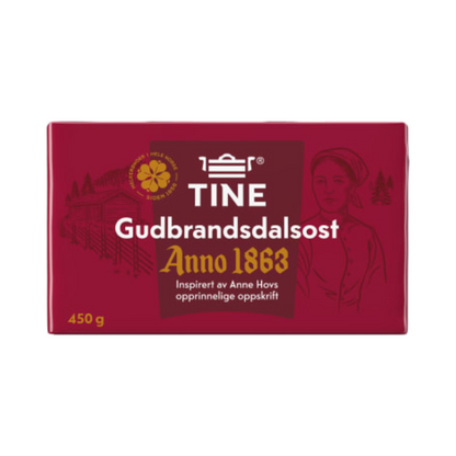 Tine Anno 1863 Gudbrandsdal Cheese 450g – Gudbrandsdalsost