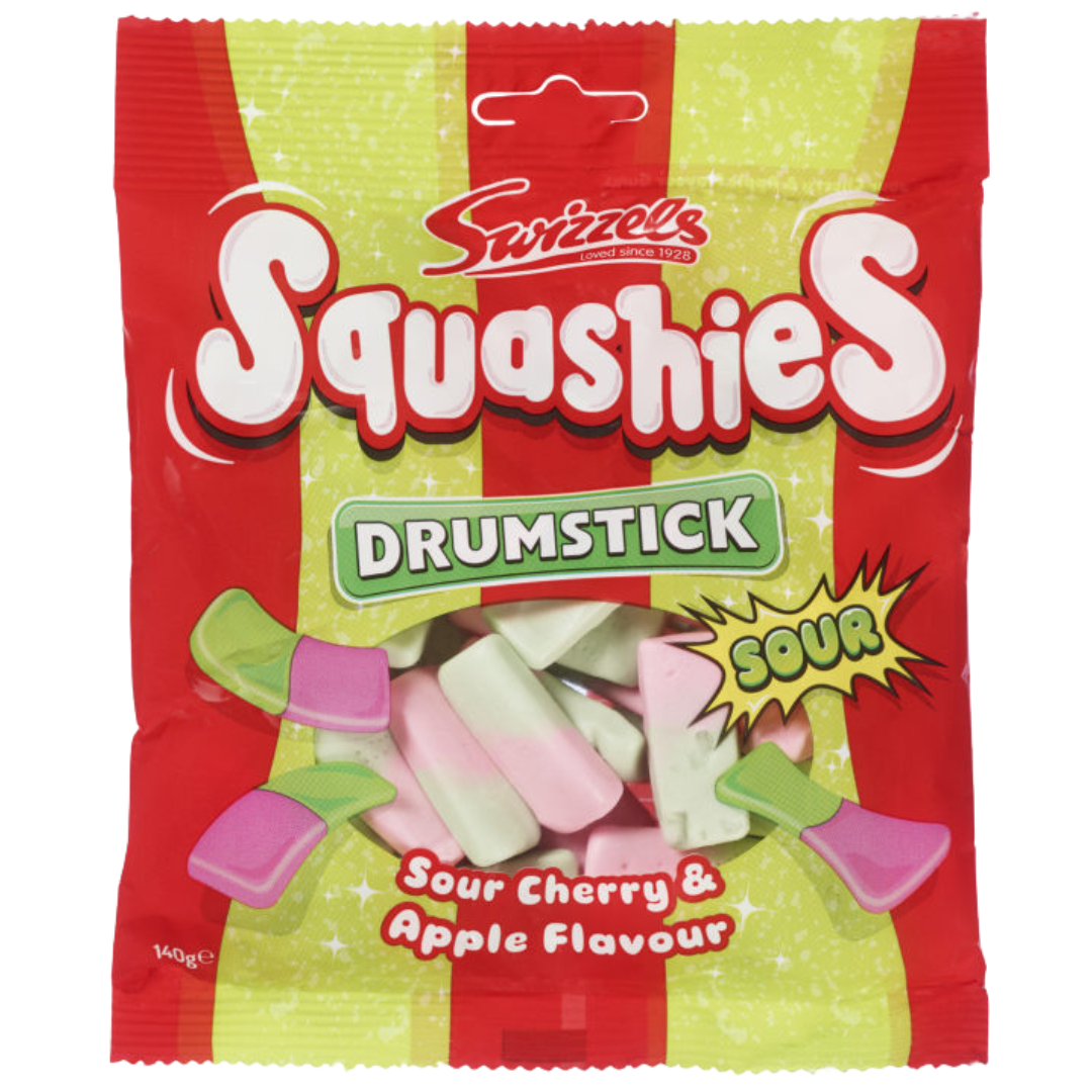 Squashies Drumstick Sour Cherry & Apple 140g