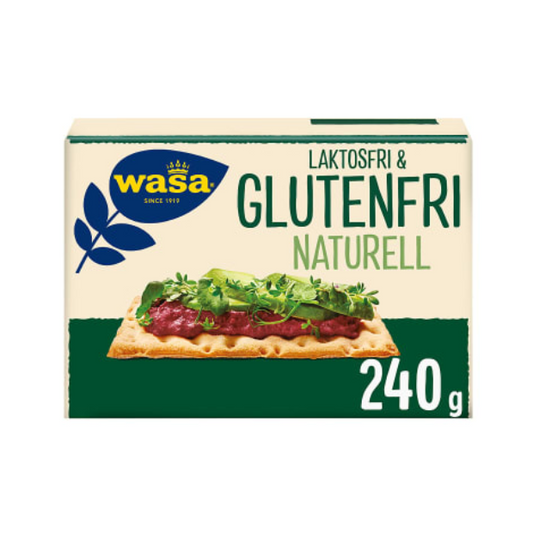 Wasa Crispbread Natural Gluten-Free 240g – Naturell Gl.Fri