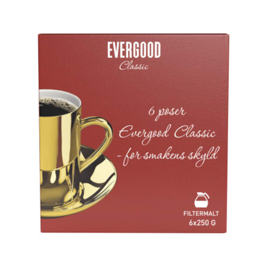 Evergood Classic Ground Coffee 6x250g – Filtermalt