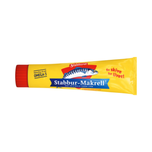 Stabbur-Makrell Tube 185g – Norwegian Makrell i Tomat Tube