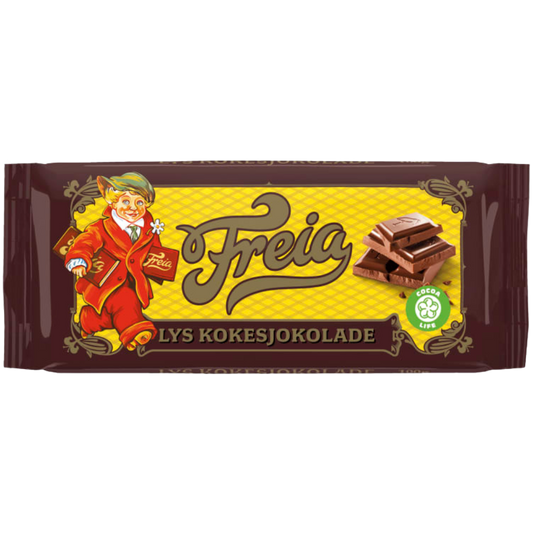 Freia Baking Chocolate light/mild 100g - Kokesjokolade lys