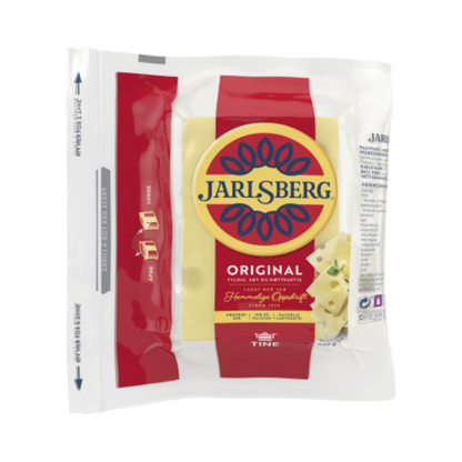 Tine Jarlsberg Rindless Cheese 450g – Skorpefri Jarlsberg