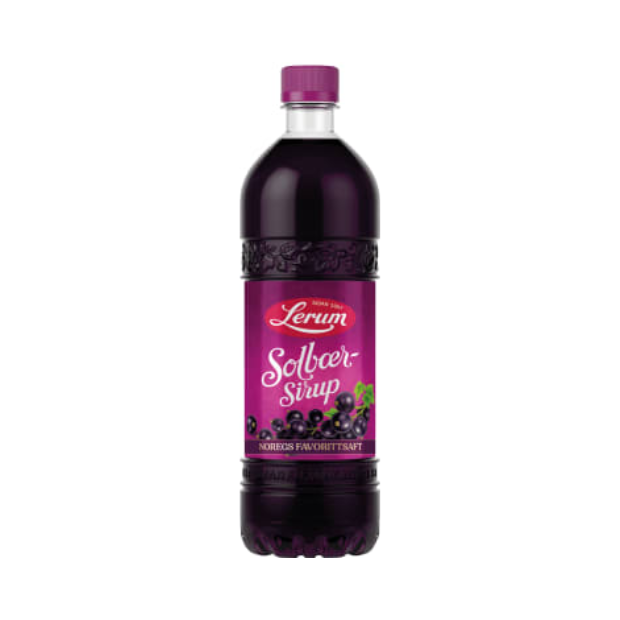 Lerum Blackcurrant Syrup 0.75L – Solbærsirup