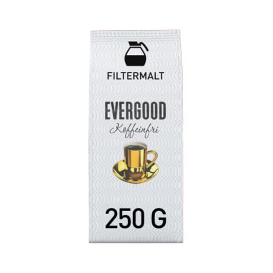 Evergood Decaffeinated Ground Coffee 250g - Evergood Filtermalt Koffeinfri