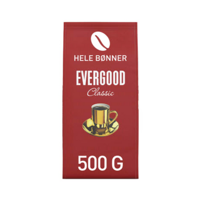 Evergood Classic Whole Beans Coffee 500g - Evergood Hele Bønner