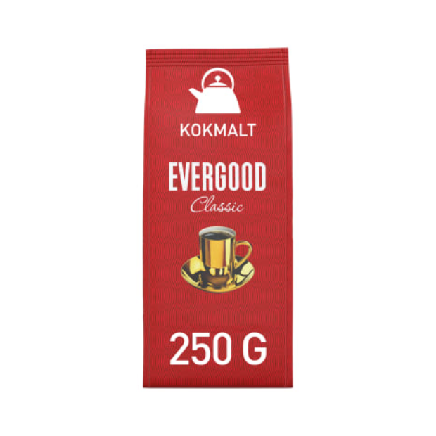 Evergood Classic Coarse Ground Coffee 250g - Evergood Classic Kokmalt