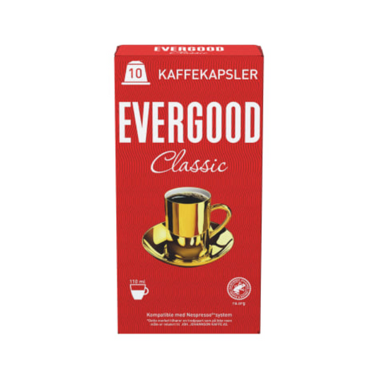 Evergood Classic Coffee Capsules 10pcs – Kaffekapsler