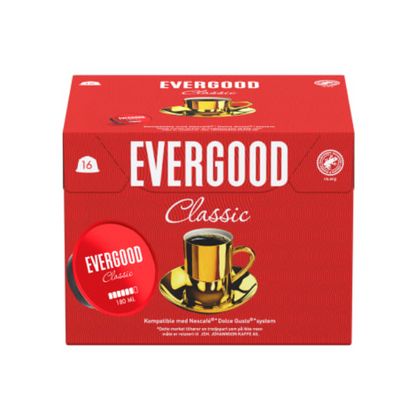 Evergood Classic Coffee Capsules 16pcs – Kaffekapsler