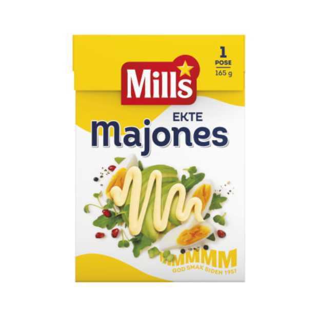 Mills Real Mayonnaise 165g – Majones