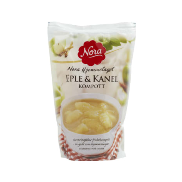 Nora Apple & Cinnamon Compote 455g – Eple & Kanelkompott