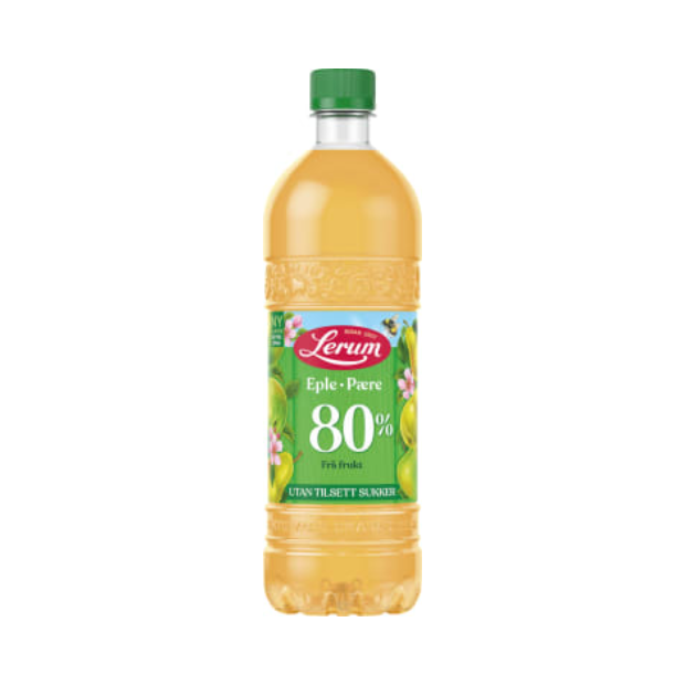 Lerum Apple & Pear Juice Without Sugar 0.75L – Eple & Pæresaft uten Tilsatt Sukker