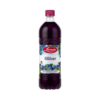 Lerum Blueberry Juice 0.75L – Blåbærsaft