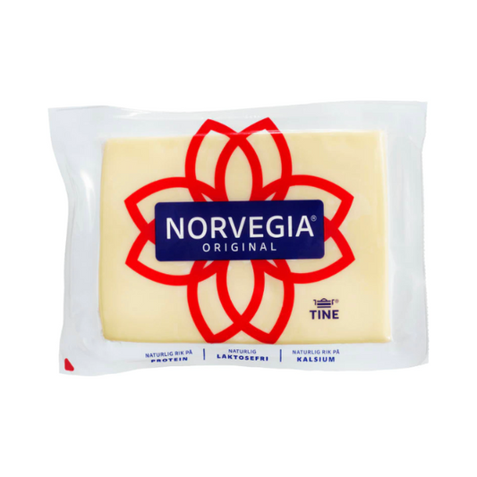 Norvegia Rindless Cheese approx. 1kg - Tine Norvegia Skorpefri