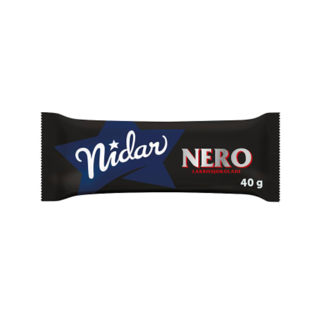 Nero Dark Chocolate Bar 40g (Nidar)