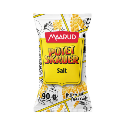 Potato Screws Salt 90g – Potetskruer