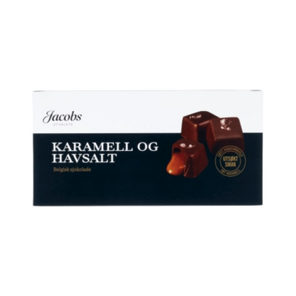 Belgian Confectionery Caramel Sea Salt 155g Jacobs Utvalgte - Belgisk Konfekt Karamell Havsalt