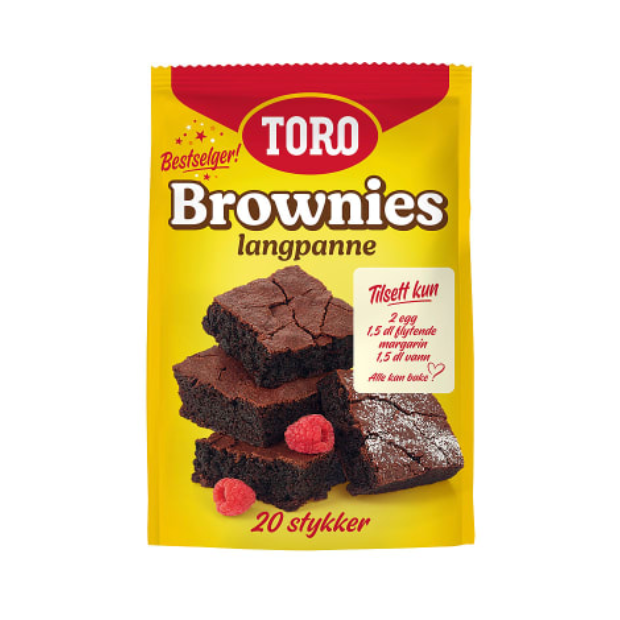 Toro Brownies Mix for Large Tray 883g – Brownies Mix Langpanne