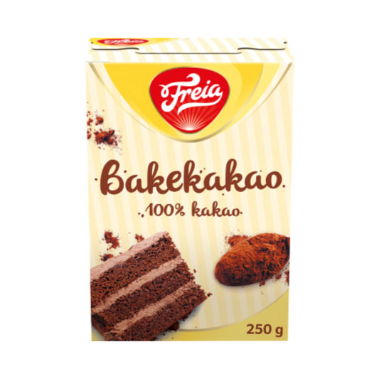 Freia Baking Cocoa 250g – Bakekakao for Desserts