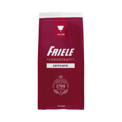 Friele Breakfast Decaffeinated Ground Coffee 250g Frokost Koffeinfri