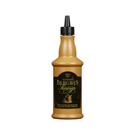 Sweet & Strong Mustard 460g – Sennep Søt & Sterk by Bergbys