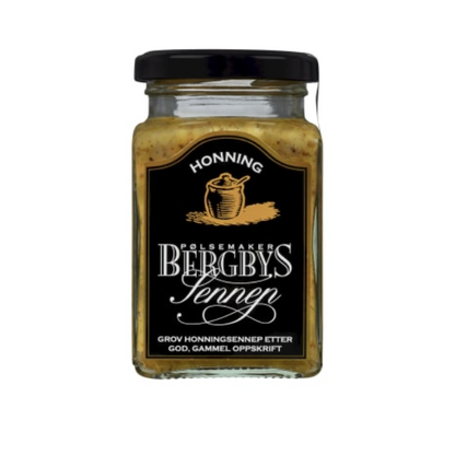 Honey Mustard 230g – Honningsennep by Bergbys