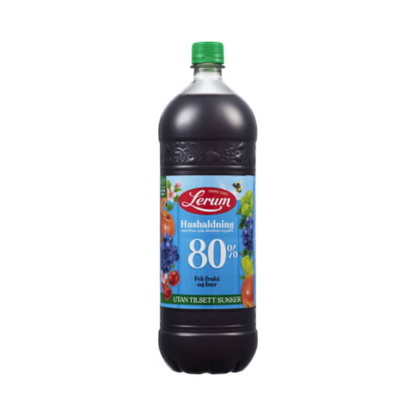 Husholdningssaft without Added Sugar 1.5L Lerum - Husholdningssaft u/Tilsett Sukker