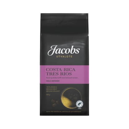 Costa Rica Tres Rios Whole Beans (Hele Bønner) 500g Jacobs Utvalgte