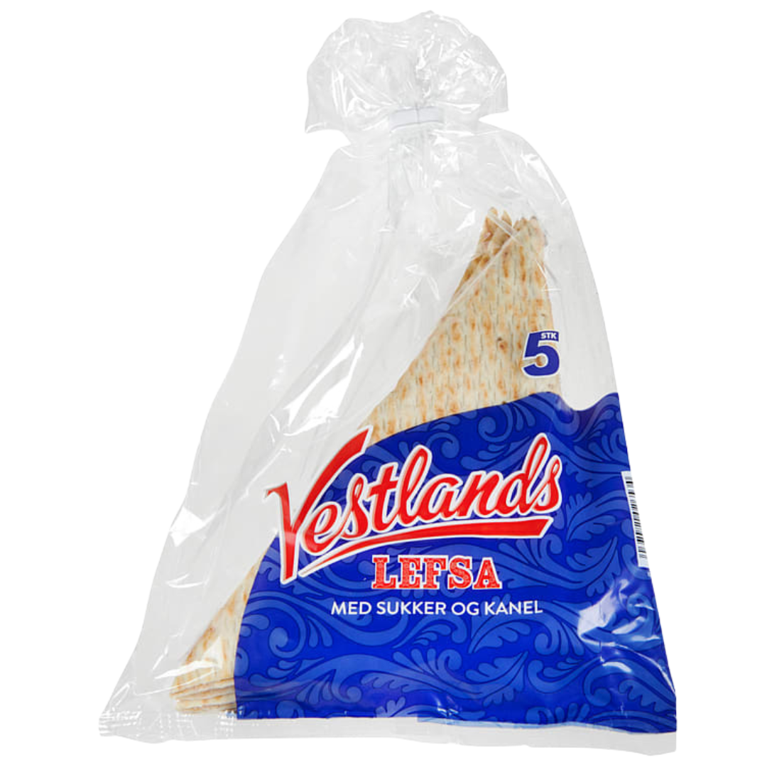 Vestlandslefsa Thin Cinnamon 5 pieces 230g