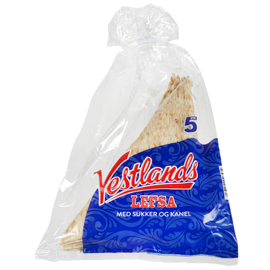 Vestlandslefsa Thin Cinnamon 5 pieces 230g