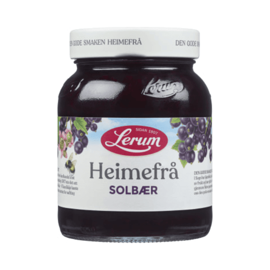 Blackcurrant Heimefrå 380g Lerum - Solbær Heimefrå - Scandi Candy Swedish Candy Shop