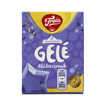 Blueberry Jelly 125g (Freia) – Blåbær Gele - Scandi Candy Swedish Candy Shop