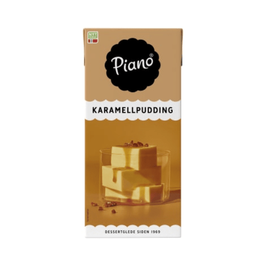 Caramel Pudding 1L – Karamellpudding Piano by Tine - Scandi Candy Swedish Candy Shop