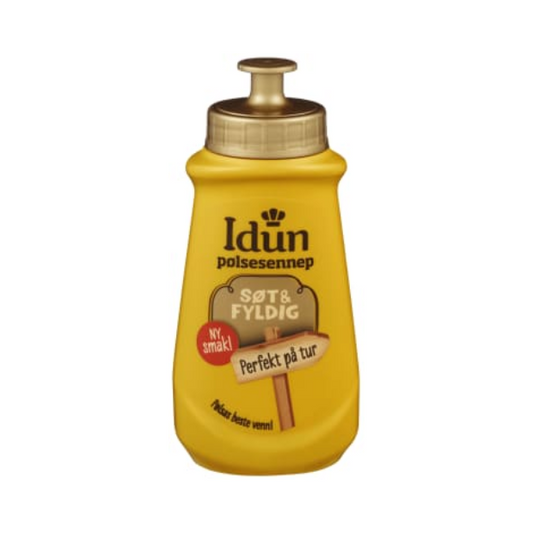 Idun Sweet & Rich Mustard 210g Bottle – Sennep Søt&Fyldig